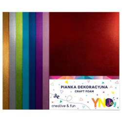 Pianka dekoracyjna 8szt. Metallic NC-012 YNJ (5902277263810) - 1