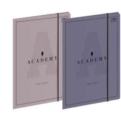 Teczka z gunką A4+ Academy (10szt)