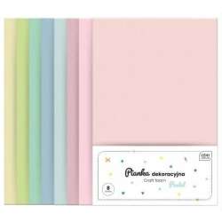 Pianka dekoracyjna 8szt pastel - 1