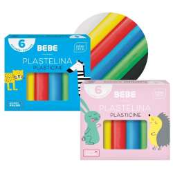 Plastelina 6 kolorów BB Kids mix (5902277329844)
