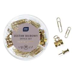 Zestaw biurowy Satin Gold 120el