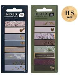 Zakładki indeksujące Satin Gold mix - 1