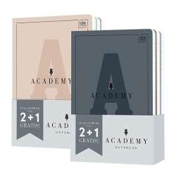 Zeszyt A5/60K linia Academy (3szt) - 1