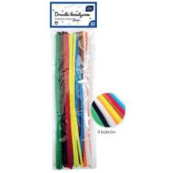 Druciki kreatywne 30cm kolorowe 32szt