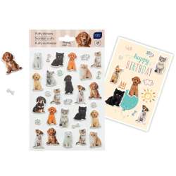 Naklejki puffy Puppy Sign 30szt