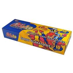Farby plakatowe 20ml 10 kolorów