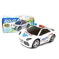 Auto policyjne światła 3D, dźwięk, bump&go 18cm, w pudełku - 9