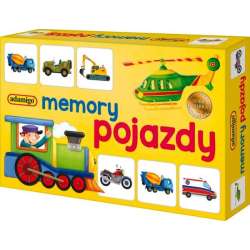 Memory mini. Pojazdy - gra pamięciowa ADAMIGO (5902410007196) - 1