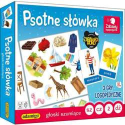 Psotne słówka. Głoski szumiące gra ADAMIGO 7295 (5902410007295) - 1