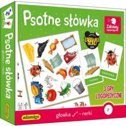 Psotne słówka Głoska R - rerki. 3 gry logopedyczne ADAMIGO (5902410007400) - 1