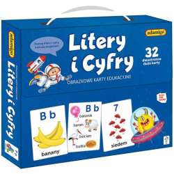 Litery i cyfry - obrazkowe karty edukacyjne ADAMIGO (5902410007714) - 1