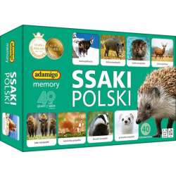 Memory Ssaki Polski gra pamięciowa ADAMIGO (5902410007752) - 1
