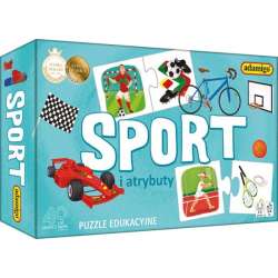 Sport i atrybuty puzzle edukacyjne ADAMIGO (5902410007776) - 1