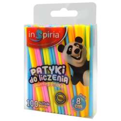 Patyki do liczenia okrągłe 8cm 100szt - 1