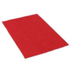 Filc dekoracyjny czerwony 20x30cm 10szt - 1