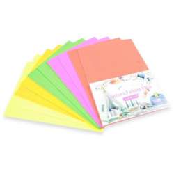 Tektura A4 falista fluo 10szt