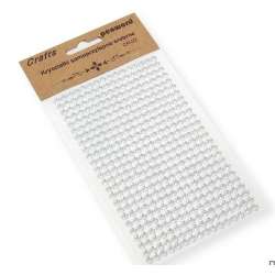 Kryształki samoprzylepne CR-02 srebrne 5mm (5902557438587) - 1