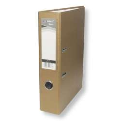 Segregator A4 z okuciem 7,5cm złoty - 1