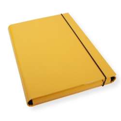Teczka A4 skrzydłowa 3,5cm żółta - 1