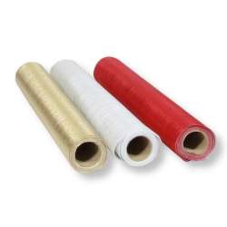 Rolka dekoracyjna gold + silver + red - 1