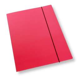 Teczka A4 z gumką lakier różowa 350gsm (10szt) - 1