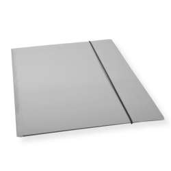 Teczka A4 z gumką lakier szara 300gsm (10szt) - 1