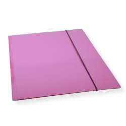 Teczka A4 z gumką lakier fioletowa 300gsm (10szt) - 1