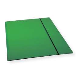 Teczka A4 z gumką lakier zielona 300gsm (10szt) - 1