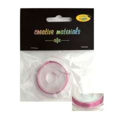 Drut miedziany 0.3mm 10 mb pink - 1