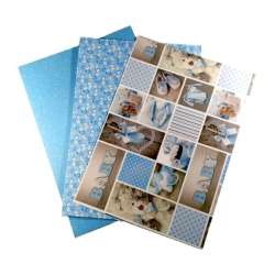 Karton 300g baby 24x34cm 3 ark MIX