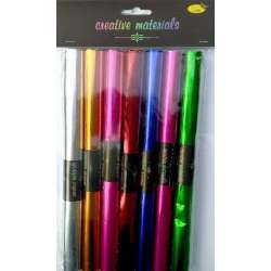 Folia metaliczna wzmocniona 25x35cm 7szt