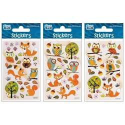 Naklejki Sticker BOO silver Sowy i Liski mix (382525) - 1