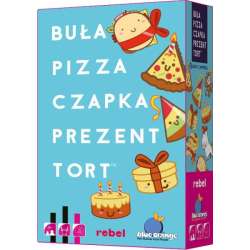 Gra imprezowa Buła, Pizza, Czapka, Prezent, Tort REBEL (REBEL 5902650616271)