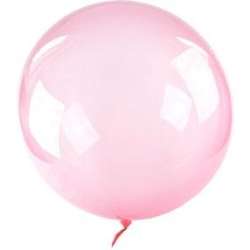 Balon Bubble różowy