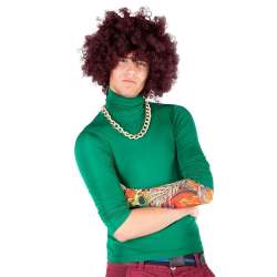 Peruka afro XXL brązowa