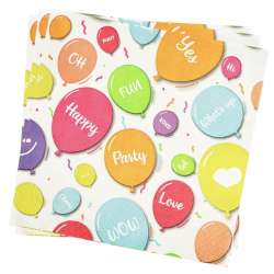 Serwetki Happy Balloons 20szt