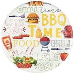 Talerze papierowe Grill Time 8szt