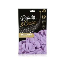 Balony Beauty&Charm makaronowe lawenda 30cm 50szt
