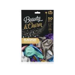 Balony Beauty&Charm platynowe mix 12"/50szt (CB-LMX5) - 1