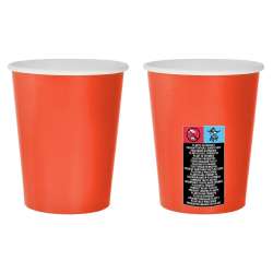 Kubeczki papierowe czerwone 250ml 14szt - 1