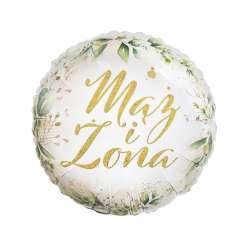 Balon foliowy Mąż i Żona 45cm