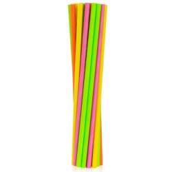 Rurki słomki papierowe Fluor MIX 6x197mm 24szt (RP-FX24) - 1
