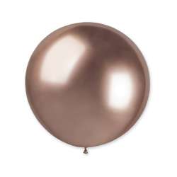 Balon kula shiny 0,80m różowo-złota