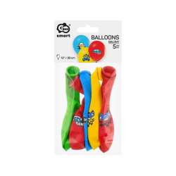 Balony lateksowe Samochody z kreskówek 30cm 5szt (GZ-SMK5)