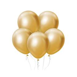 Balony Beauty&Charm platynowe złote 30cm 7szt (CB-7ZLT)