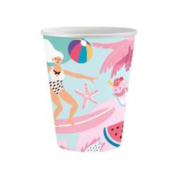 Kubeczki papierowe Summer - Let's Party 250ml 6szt - 1