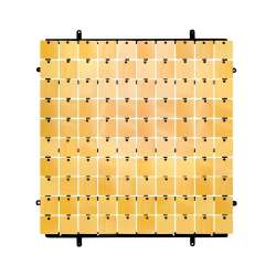 Panel dekoracyjny złoty 100 kwadratów 30x30cm