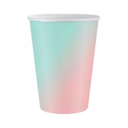 Kubeczki papierowe ombre 266ml 6szt