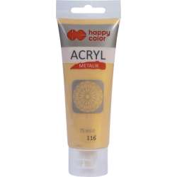 Farba akrylowa 75ml delikatne złoto metalik