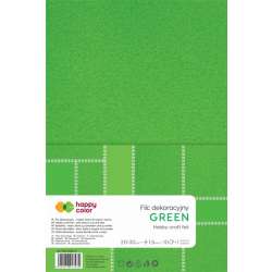 Filc dekoracyjny zielony 10szt HAPPY COLOR - 1